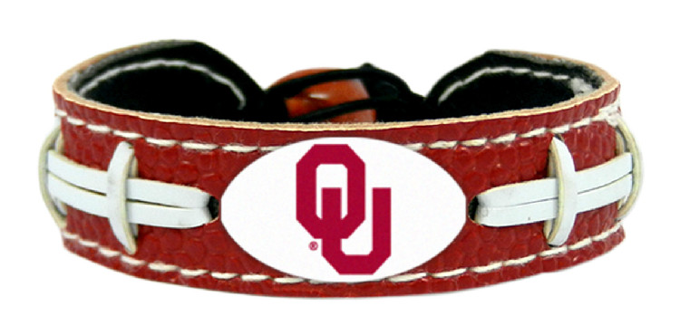 Oklahoma Sooners Bracelet Team Color Football CO