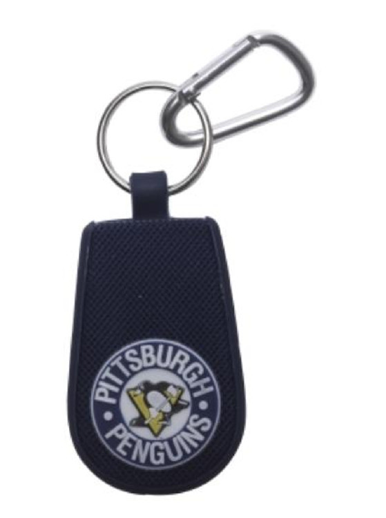 Pittsburgh Penguins Keychain Team Color Hockey Vintage Logo CO