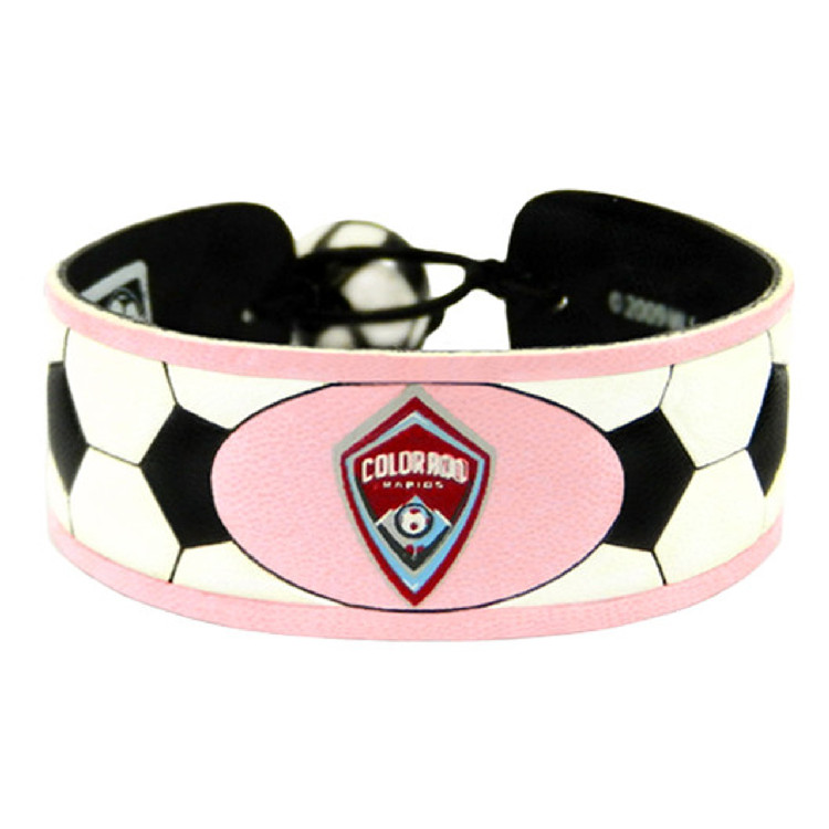 Colorado Rapids Bracelet Soccer Pink CO