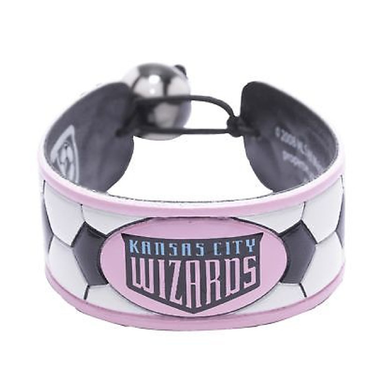 Kansas City Wizards Bracelet Soccer Pink