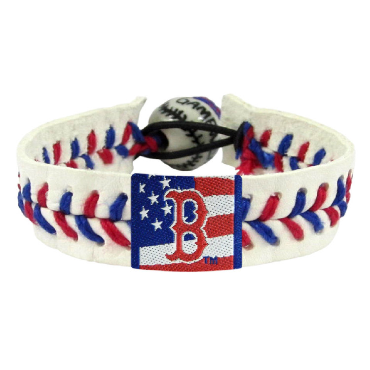 Boston Red Sox Bracelet Classic Baseball Stars and Stripes CO