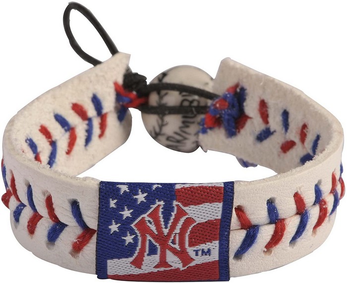 New York Yankees Bracelet Classic Baseball Stars and Stripes CO