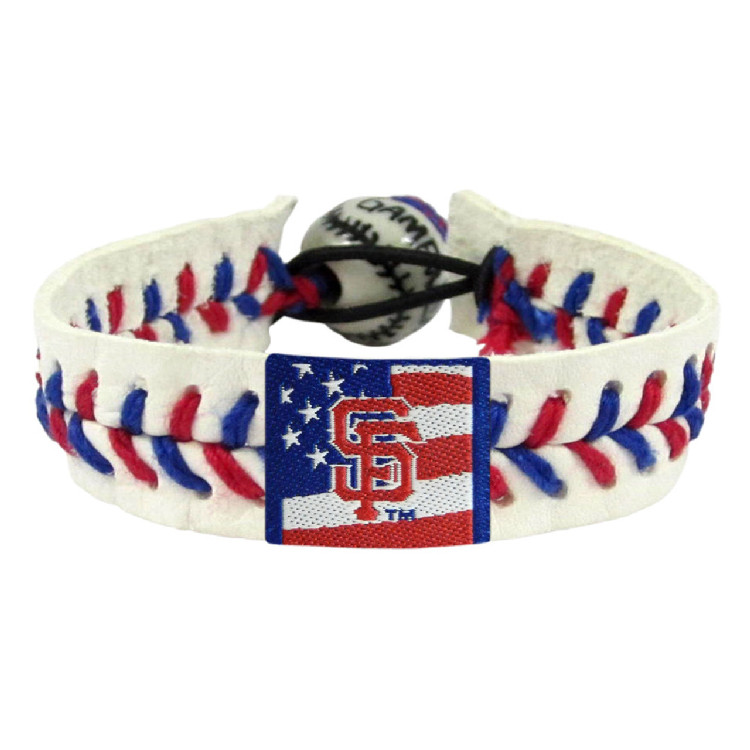 San Francisco Giants Bracelet Stars and Stripes Baseball CO