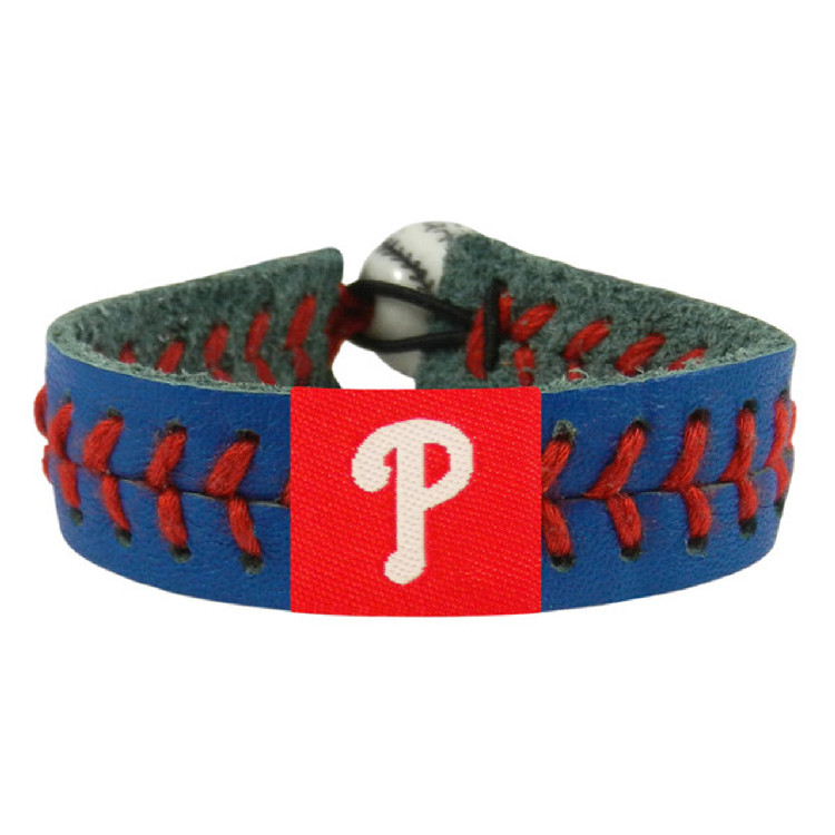 Philadelphia Phillies Bracelet Team Color Baseball CO