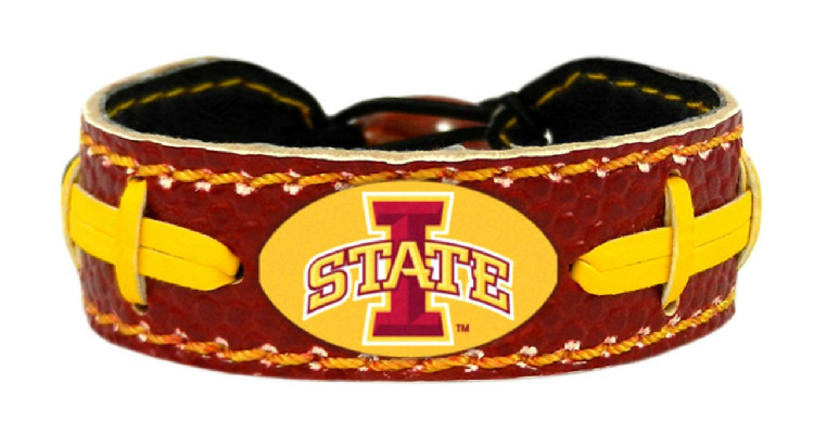 Iowa State Cyclones Bracelet Team Color Football Primary Athletic Mark Logo CO