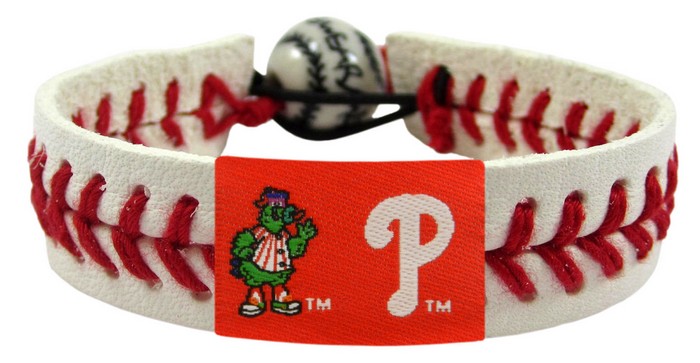 Philadelphia Phillies Bracelet Classic Baseball Phillie Phanatic Mascot CO