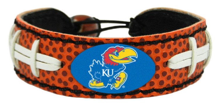 Kansas Jayhawks Bracelet Classic Football CO