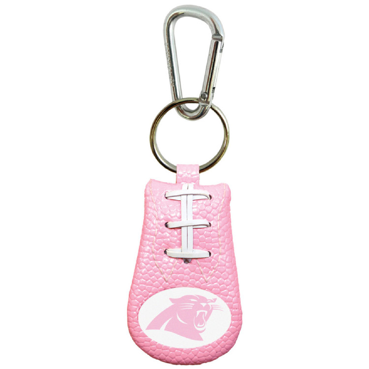 Carolina Panthers Keychain Pink Football CO