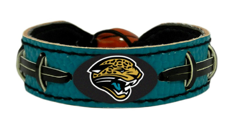 Jacksonville Jaguars Bracelet Team Color Football Alternate CO