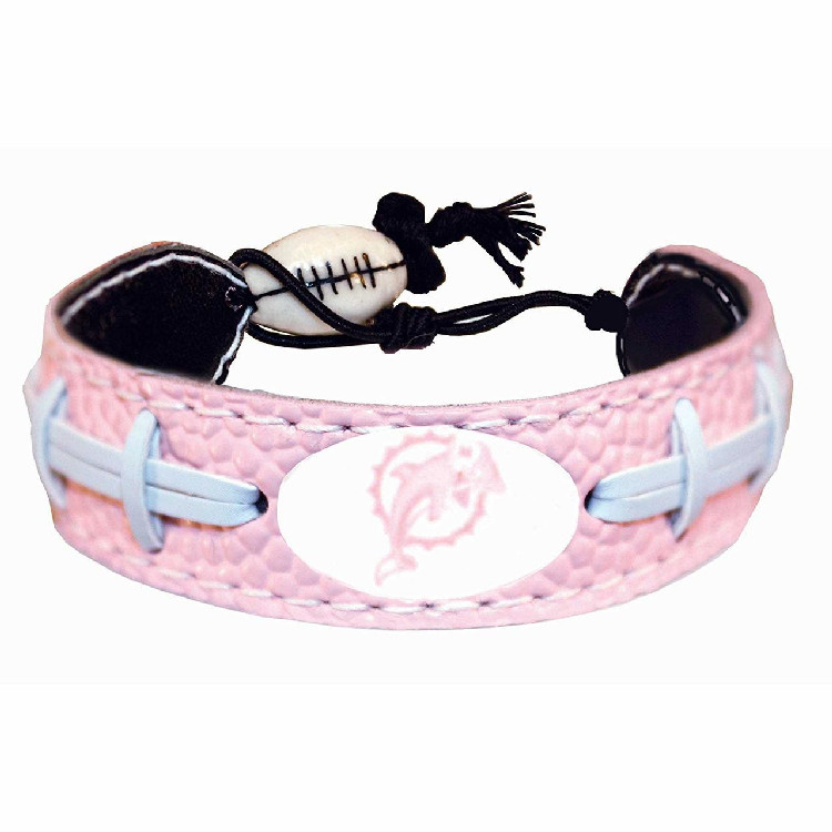 Miami Dolphins Bracelet Pink Football CO