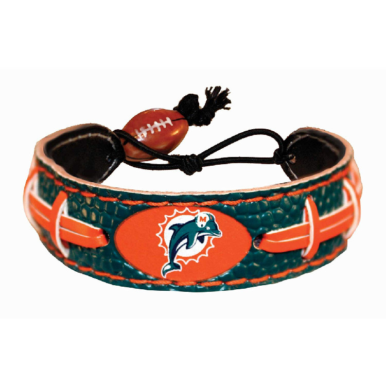 Miami Dolphins Bracelet Team Color Football CO