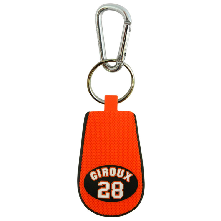 Philadelphia Flyers Keychain Team Color Jersey Claude Giroux Design CO