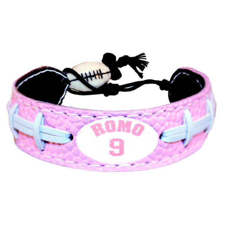 Dallas Cowboys Bracelet Pink Jersey Tony Romo Design CO