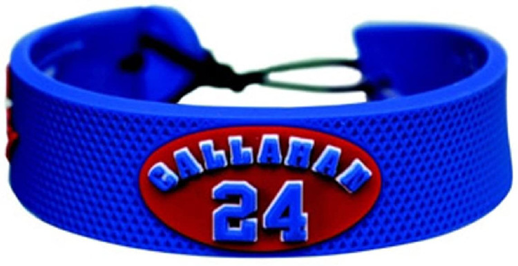 New York Rangers Bracelet Team Color Jersey Ryan Callahan Design CO