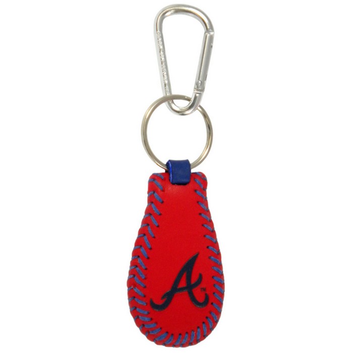 Atlanta Braves Keychain Team Color Baseball CO