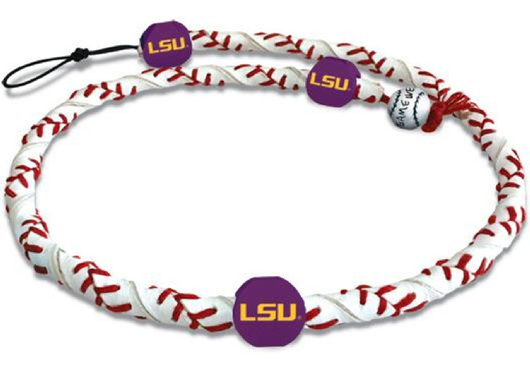 LSU Tigers Necklace Frozen Rope Classic Baseball CO