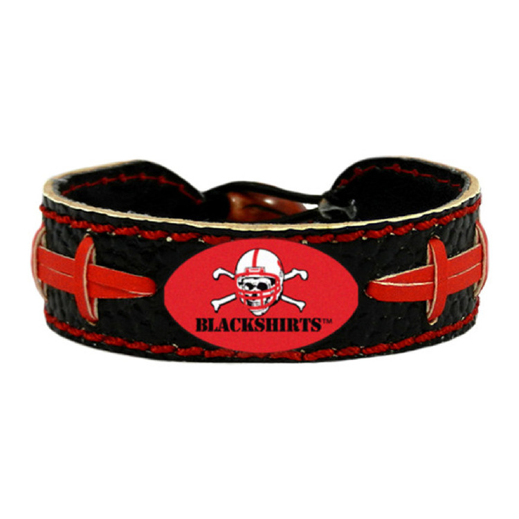 Nebraska Cornhuskers Bracelet Team Color Football Blackshirts CO