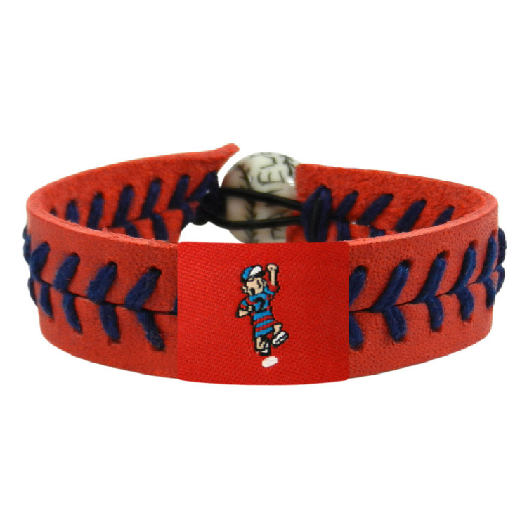 Milwaukee Brewers Bracelet Team Color Baseball Sausage Guy 2 CO