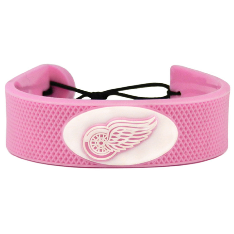 Detroit Red Wings Bracelet Pink Hockey CO