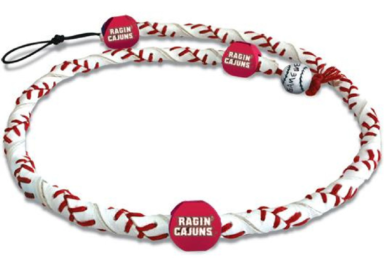 Louisiana Lafayette Ragin Cajuns Necklace Frozen Rope Classic Baseball CO