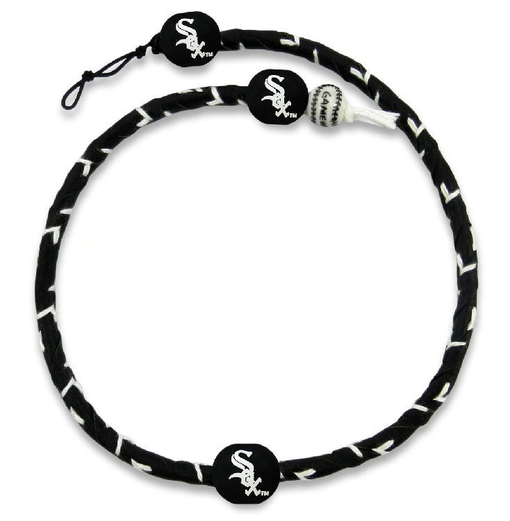 Chicago White Sox Necklace Frozen Rope Team Color Baseball CO