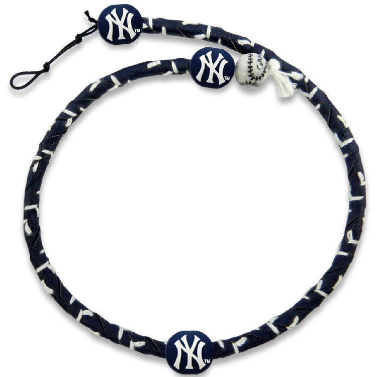 New York Yankees Necklace Frozen Rope Team Color Baseball CO