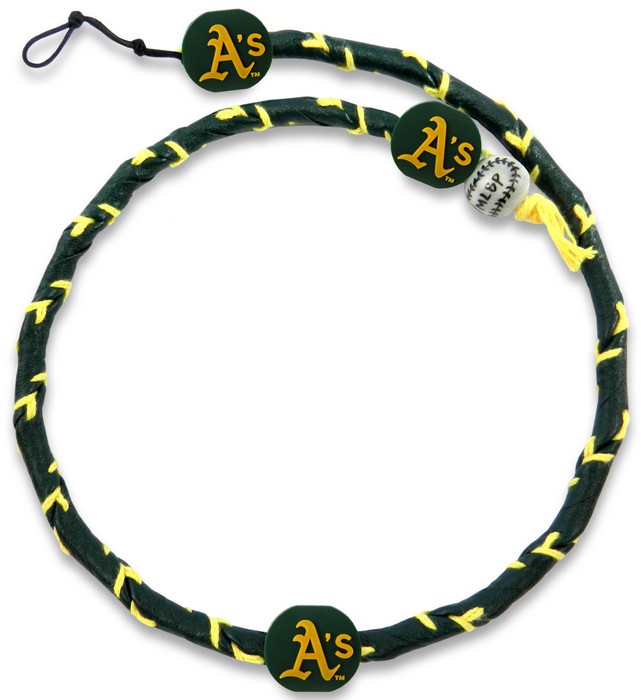 Oakland Athletics Necklace Frozen Rope Team Color Baseball CO