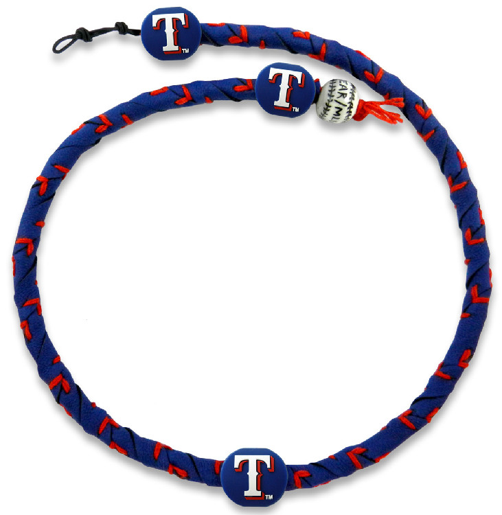 Texas Rangers Necklace Frozen Rope Team Color CO