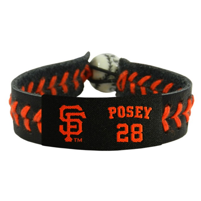 San Francisco Giants Bracelet Team Color Baseball Buster Posey CO