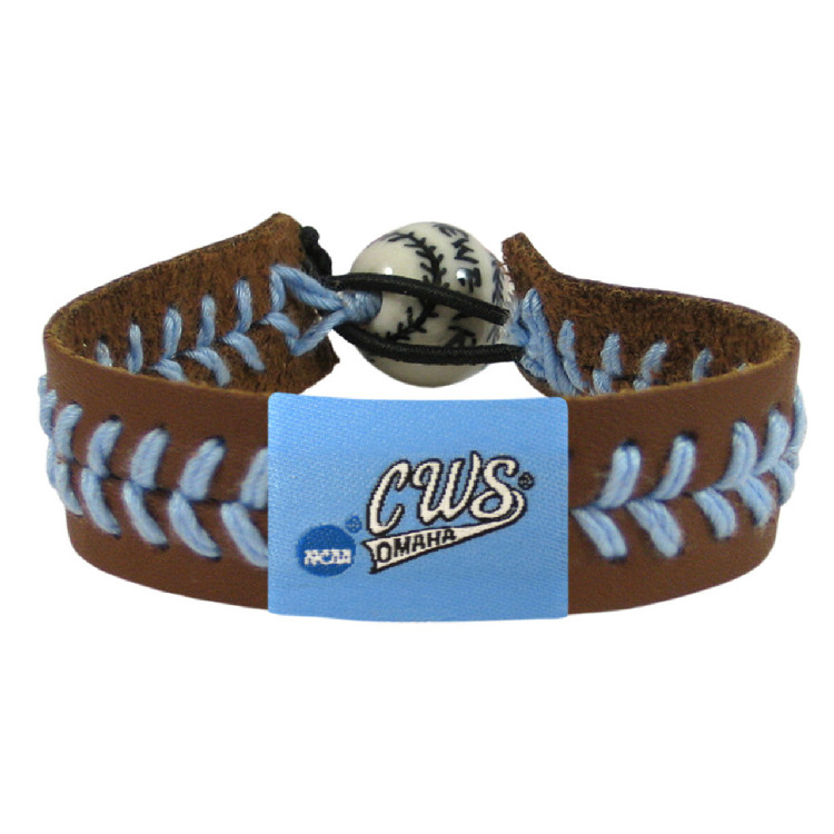 College World Series Bracelet Classic Baseball Logo Brown CO