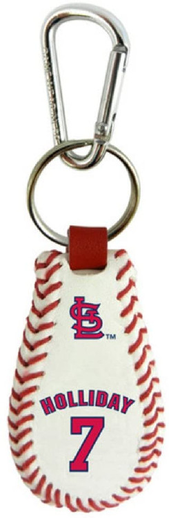 St. Louis Cardinals Keychain Classic Baseball Matt Holiday CO