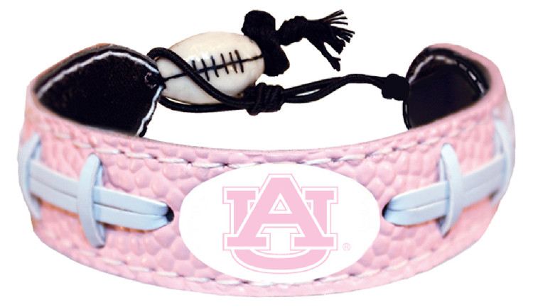 Auburn Tigers Bracelet Pink Football CO