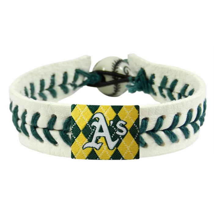 Seattle Mariners Bracelet Genuine Baseball Argyle CO