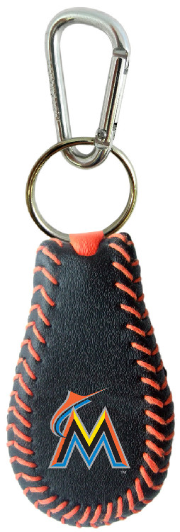 Miami Marlins Keychain Team Color Baseball CO