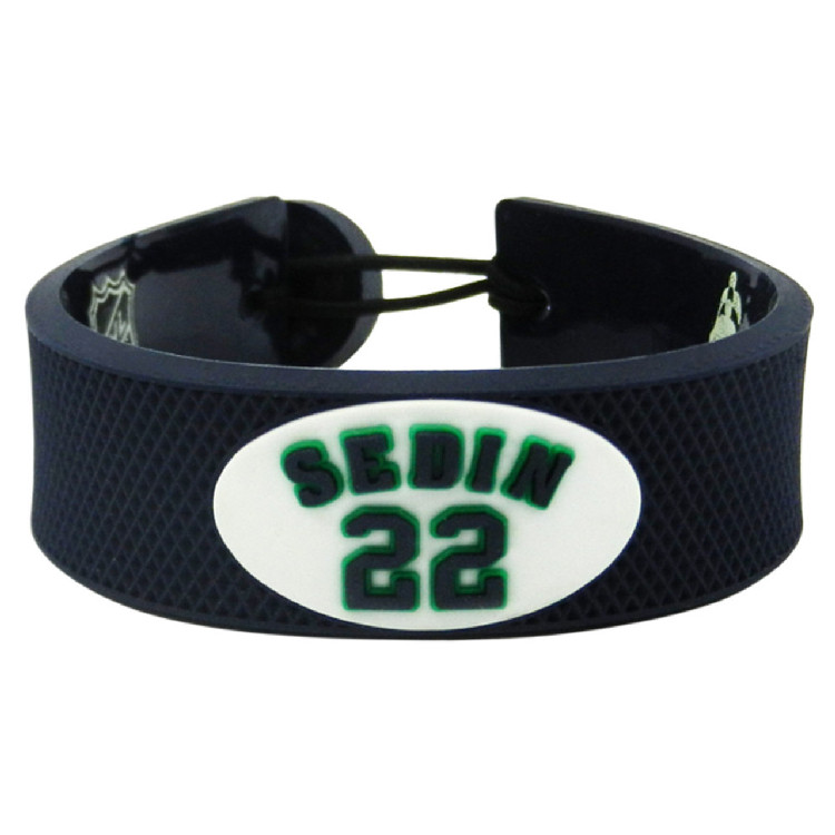 Vancouver Canucks Bracelet Team Color Jersey Daniel Sedin Design CO