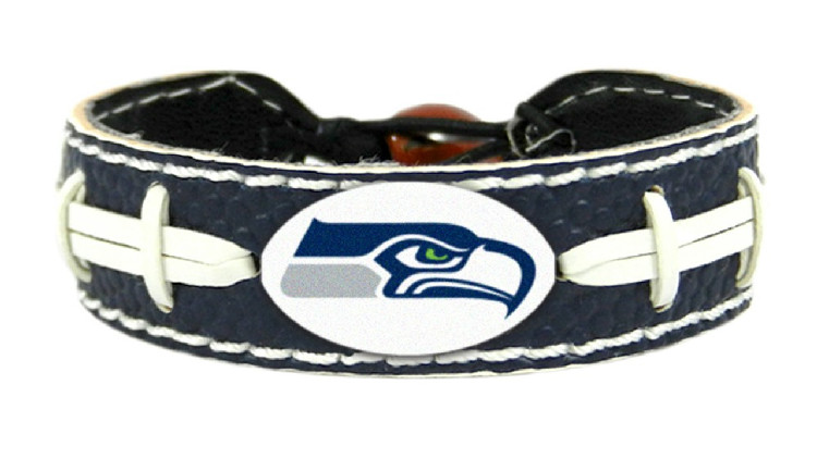 Seattle Seahawks Bracelet Team Color Football Navy CO