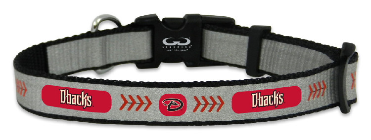 Arizona Diamondbacks Pet Collar Reflective Baseball Size Toy CO