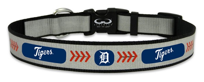 Detroit Tigers Reflective Large Baseball Collar