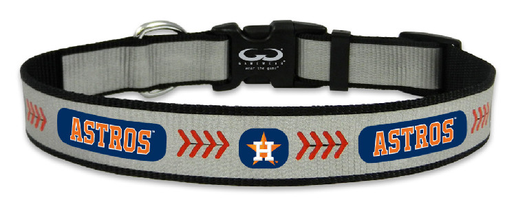 Houston Astros Reflective Medium Baseball Collar