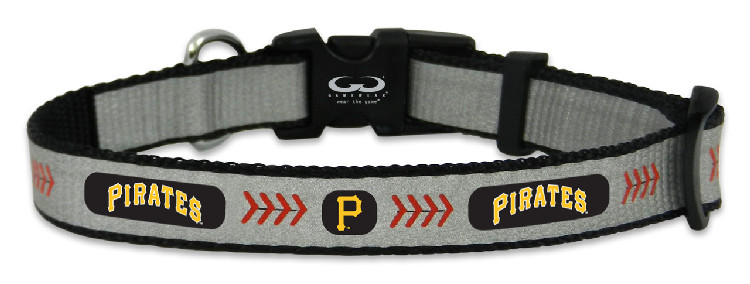 Pittsburgh Pirates Pet Collar Reflective Baseball Size Toy CO