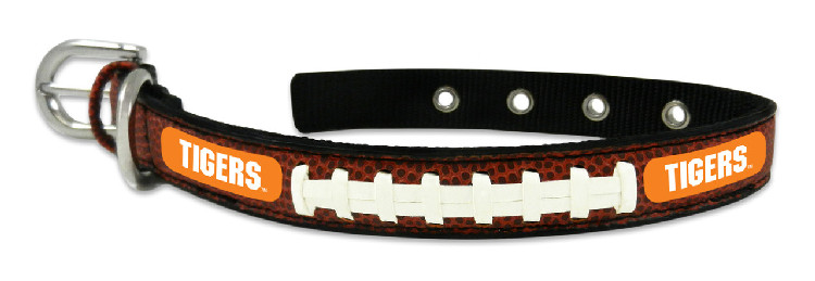 Clemson Tigers Classic Leather Small Football Collar