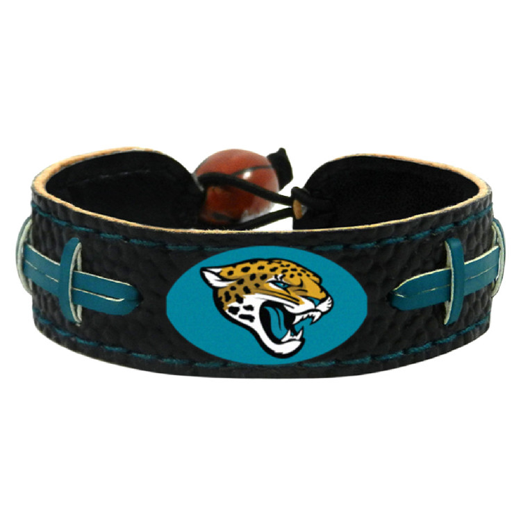 Jacksonville Jaguars Mardi Gras Beads with Medallion