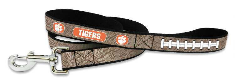 Clemson Tigers Reflective Football Leash - S