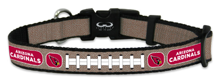 Arizona Cardinals Pet Collar Reflective Football Size Toy