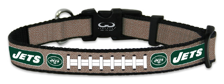 New York Jets Pet Collar Reflective Football Size Small CO