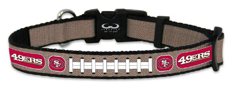 San Francisco 49ers Reflective Toy Football Collar