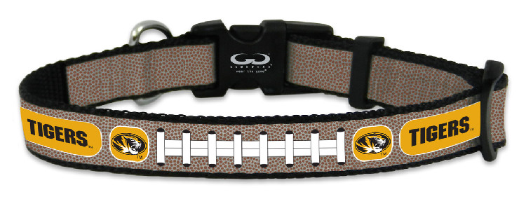 Missouri Tigers Pet Collar Reflective Football Size Small CO