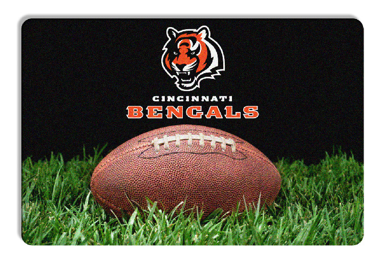 Cincinnati Bengals Pet Bowl Mat Classic Football Size Large CO