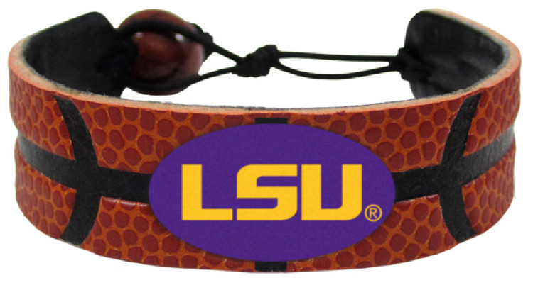 LSU Tigers Bracelet  Classic Basketball CO