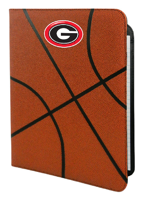 Georgia Bulldogs Classic Basketball Portfolio - 8.5 in x 11 in